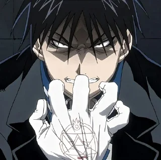 Стикер Стальной алхимик @anime_stickerr - 5