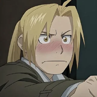 Стикер Стальной алхимик @anime_stickerr - 8