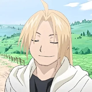 Стикер Стальной алхимик @anime_stickerr - 2