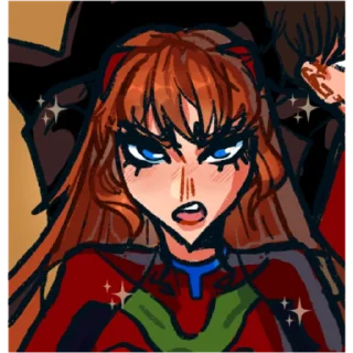 Стикер Evangelion by sweetavrorafox - 9