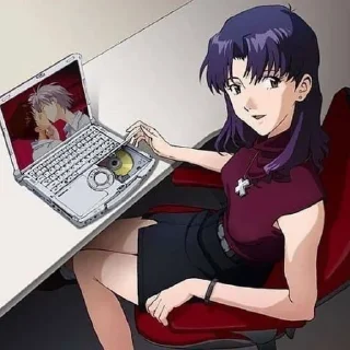 Стикер Евангелион by @stikeru7777 - 7