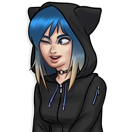 human face anime cartoon