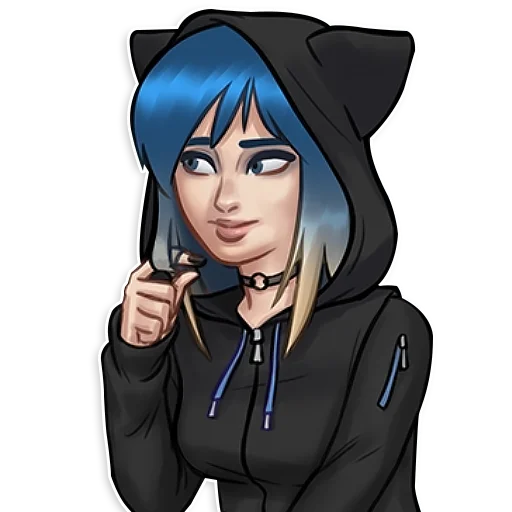 human face anime cartoon