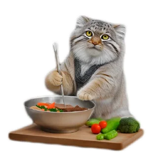 Стикер Everyday Manul @animalplantspb - 10