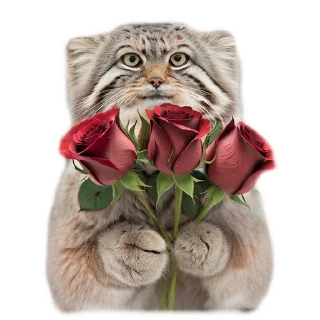 Стикер Everyday Manul @animalplantspb - 0