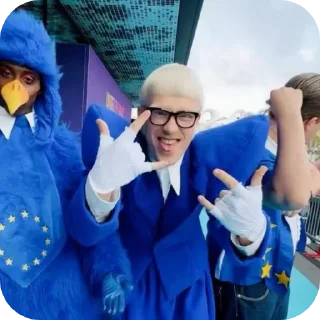 Стикер Евровидение онионсиков🧅🧅🧅тгк👉🏻 Недохудожник💥 - 4