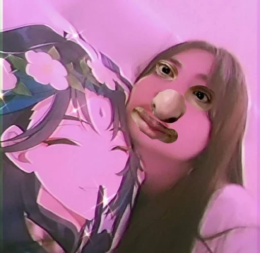 human face cartoon anime