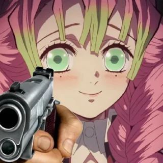 Sticker Мицури топ~😣💗 - 5