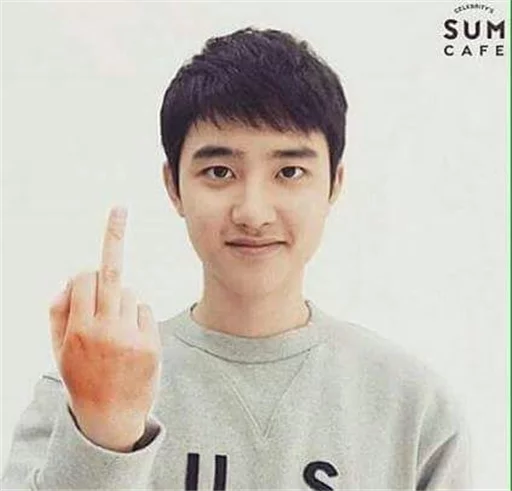 person human face text