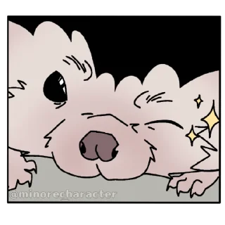 Sticker еж ксюша - 2