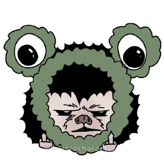 Sticker еж ксюша - 4