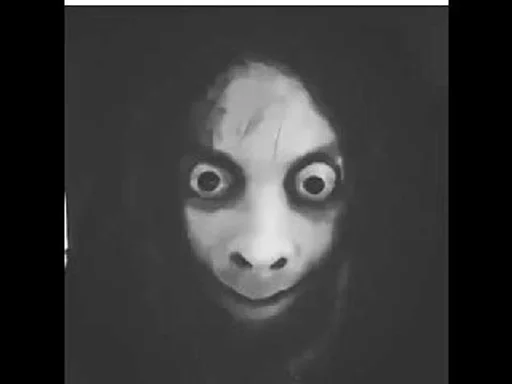 черно-белый чёрный портрет