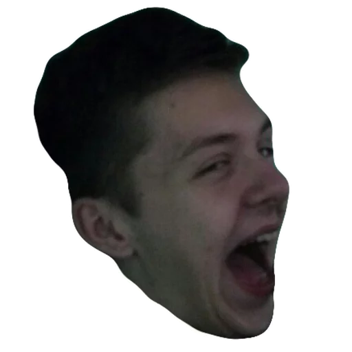 human face jaw forehead