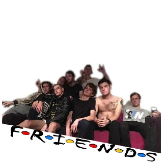 Sticker F•R•I•E•N•D•S - 10