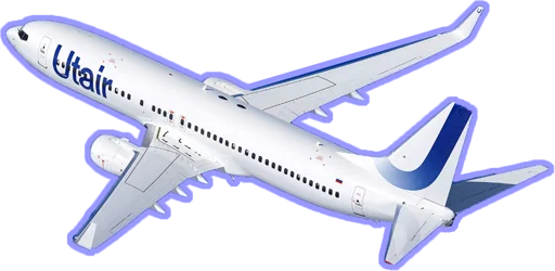 Stickers from Utair's fan - 