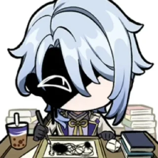 Sticker face less ayato - 3