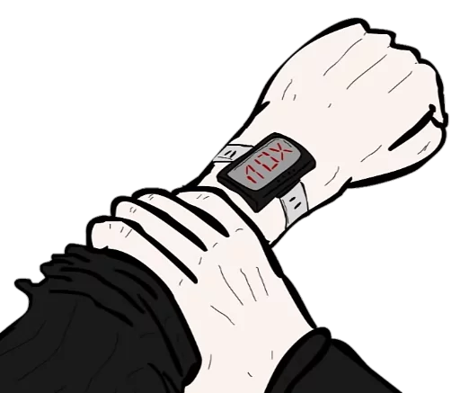 мультфильм эскиз часы