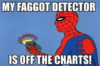 Sticker Faggot Hate - 1