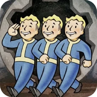 Sticker Fallout Vault Boy • @Earth928B - 10