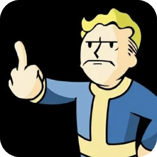 Sticker Fallout Vault Boy • @Earth928B - 8