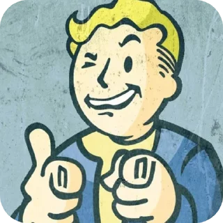 Sticker Fallout Vault Boy • @Earth928B - 3