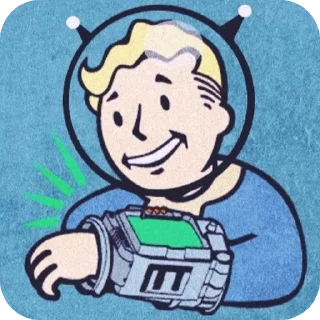 Sticker Fallout Vault Boy • @Earth928B - 4