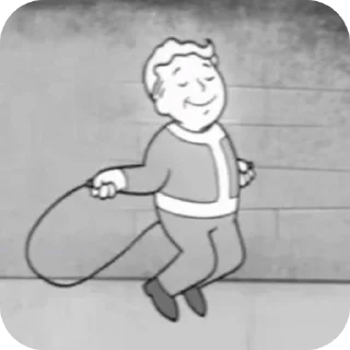 Sticker Fallout Vault Boy • @Earth928B - 6