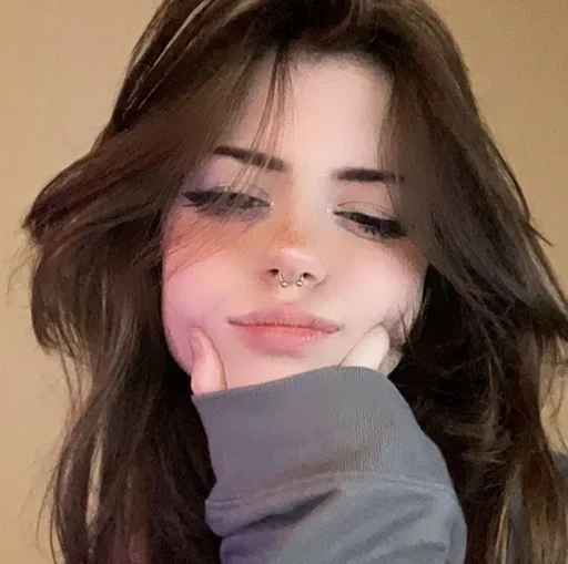 person human face lip