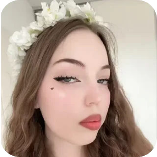 губная помада цветок ресница