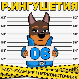 Стикер 🧭 Все регионы @fast_exam - 9