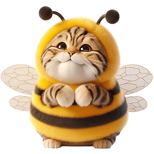 Sticker Fat_Cat_BeeBee_Nyasticks - 1