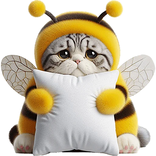 Sticker Fat_Cat_BeeBee_Nyasticks - 1