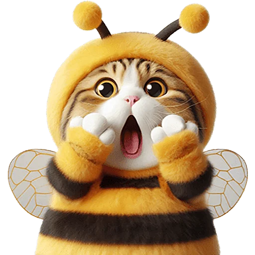 Стикер Fat_Cat_BeeBee_Nyasticks - 1