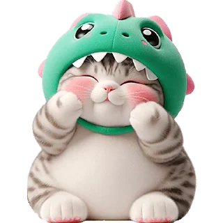 Sticker Дино-котики @Nyasticks - 11