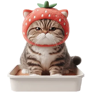 Sticker Пушистые клубники @Nyasticks - 10