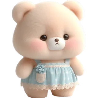 Sticker Маленькая медведица @Nyasticks - 5