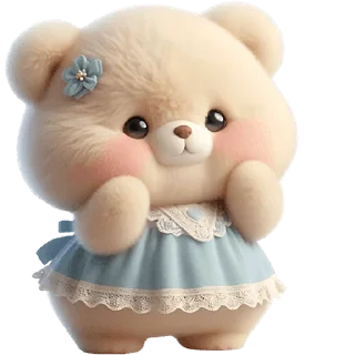 Sticker Маленькая медведица @Nyasticks - 4