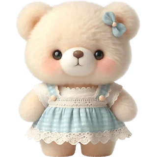 Sticker Маленькая медведица @Nyasticks - 9