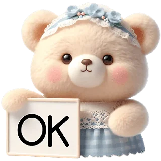 Sticker Маленькая медведица @Nyasticks - 0