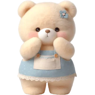 Sticker Маленькая медведица @Nyasticks - 10