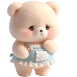 Sticker Маленькая медведица @Nyasticks - 8