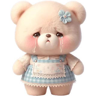 Sticker Маленькая медведица @Nyasticks - 6