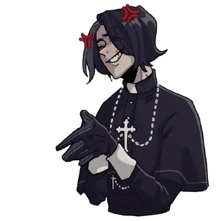 Sticker ❌ Отец Евгений @stickers_vk - 2