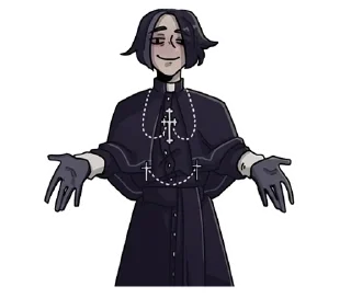 Sticker ❌ Отец Евгений @stickers_vk - 5