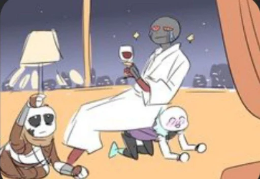 Sticker AU Андертейл. :: @fStikBot - 4