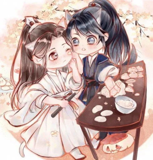 anime cartoon painting