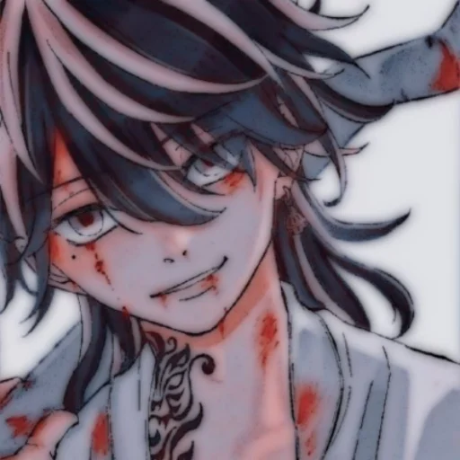 anime illustration human face