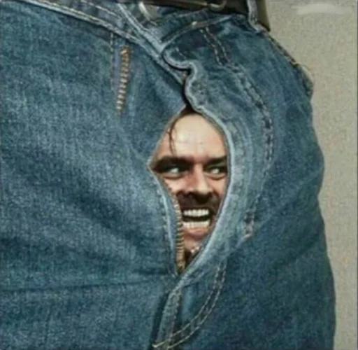 плотная бумажная ткань Человек джинсы