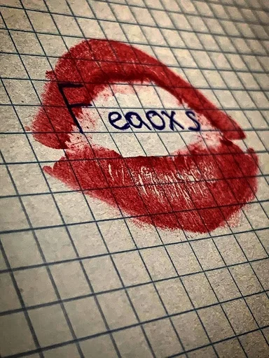 кармин почерк красный