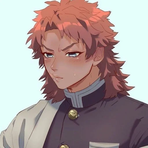 anime cartoon human face